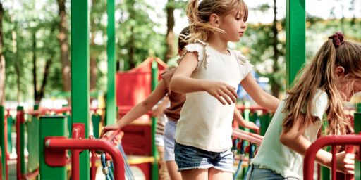 uylc hero kids on playground